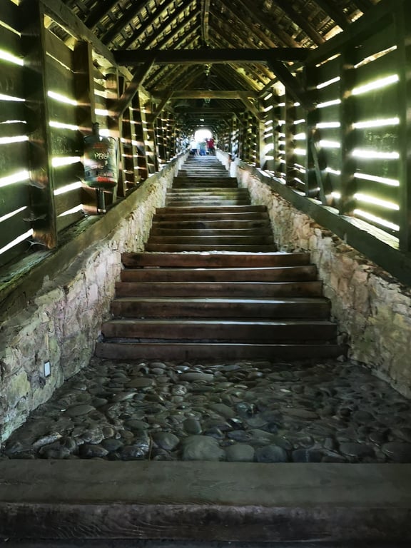 Covered Stairway