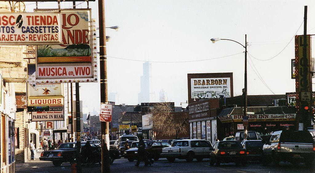 Milwaukee Avenue near Logan Square, Chicago 1993 (6505088)