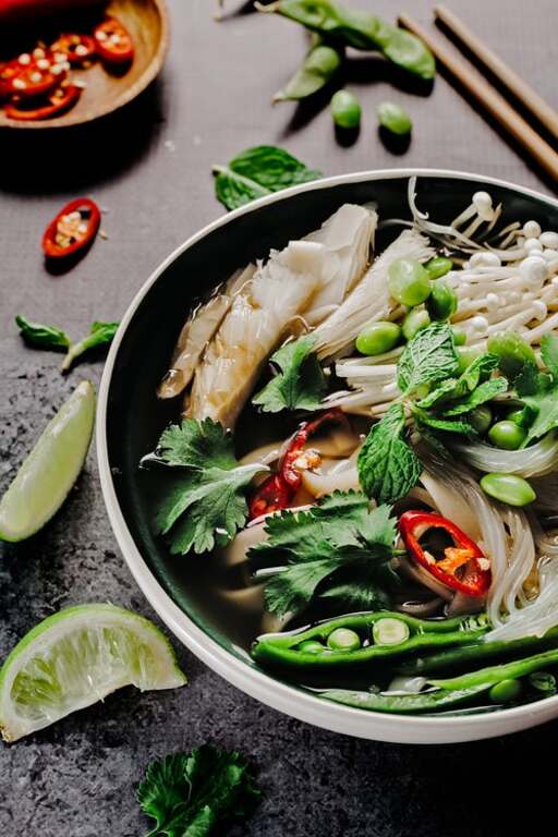 Vegetables in a cooking pot