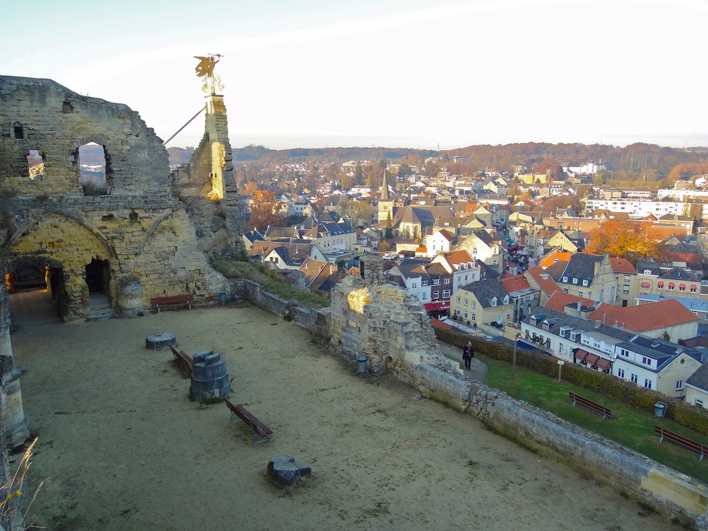 Castle Valkenburg - View over Valkenburg aan de Geul