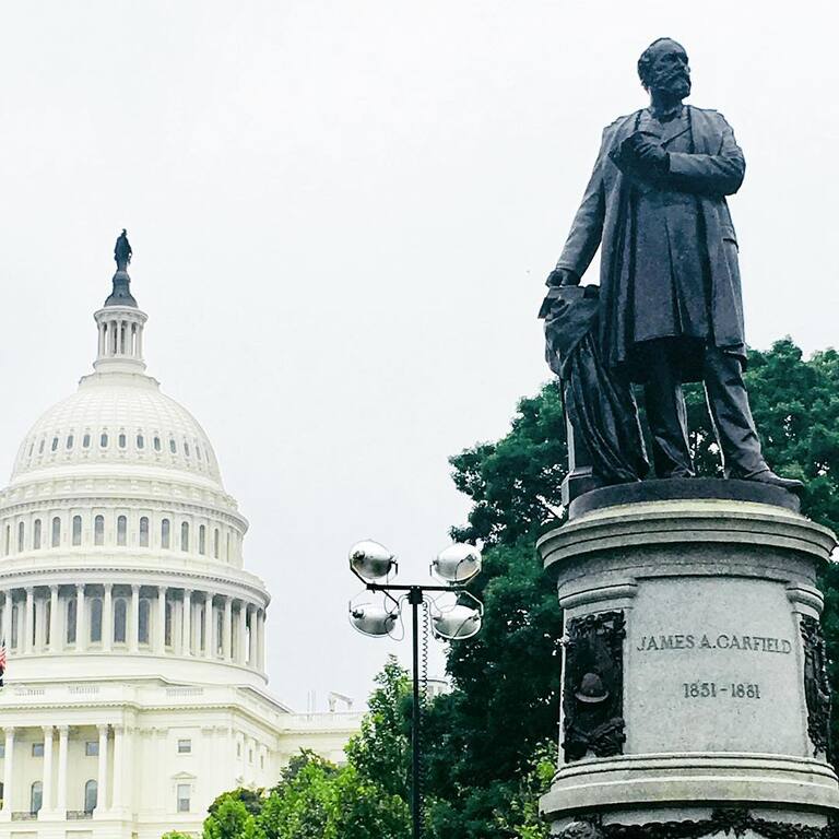 things to do alone in cleveland | tour james a. garfield monument