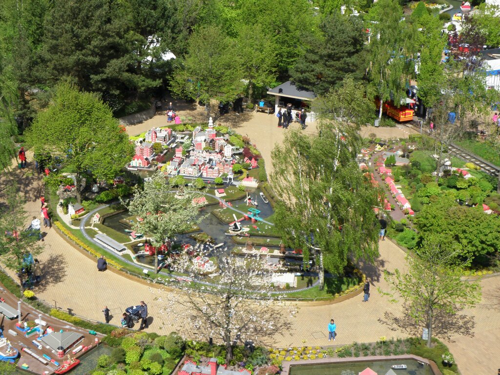 View from the Lego Top in Legoland Billund in May 2012