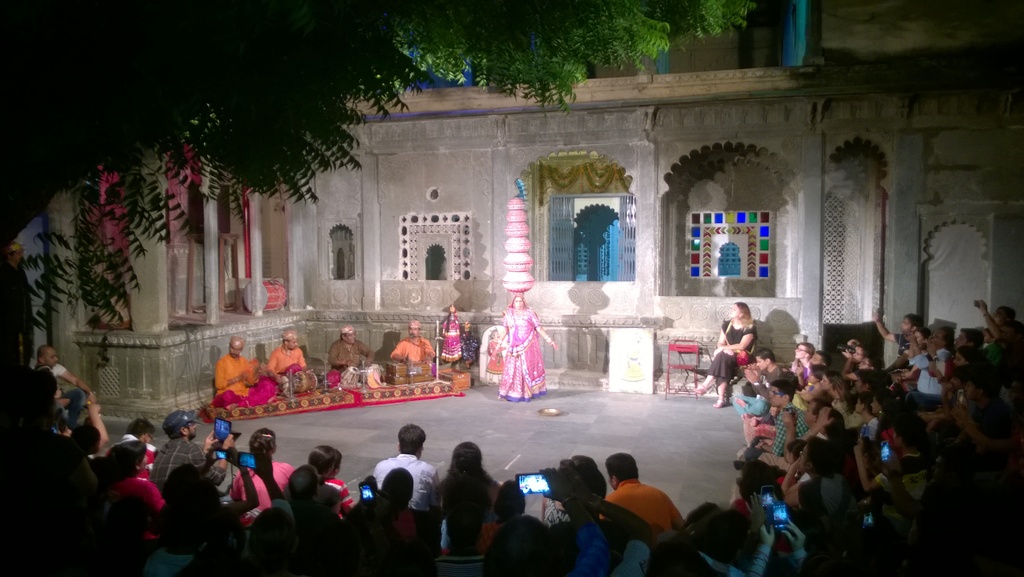 Culture show at Bagore ki Haweli
