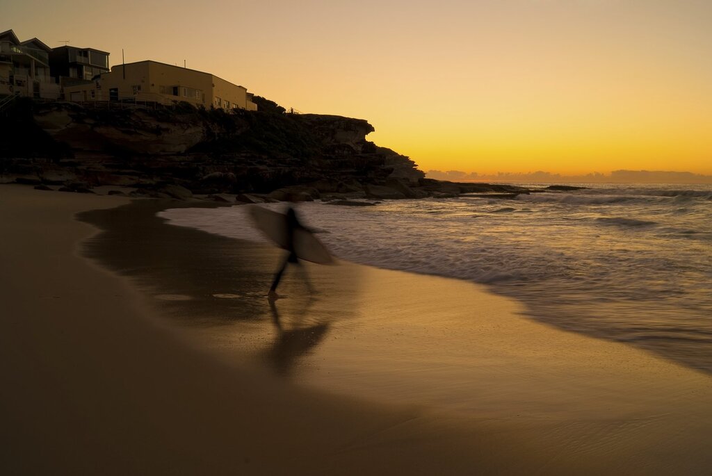 Young surfer at Tamarama Beach