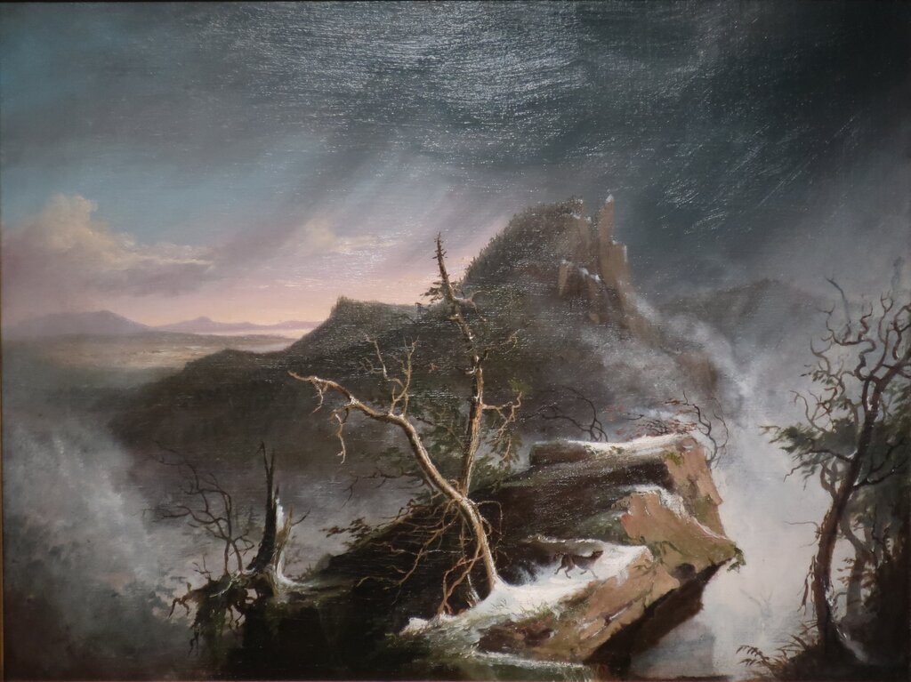A Snow Squall by Thomas Cole, 1825