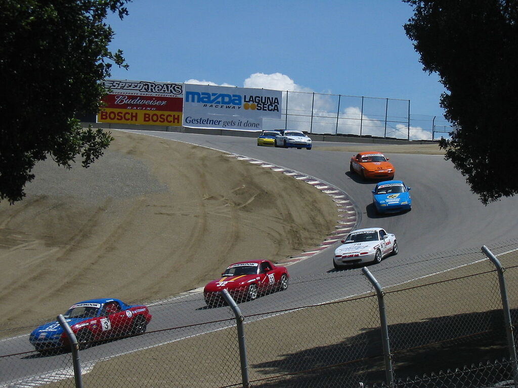 Laguna Seca - Corkscrew - Miata Spec Race