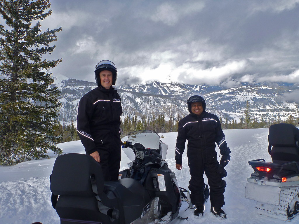 Snowmobiling