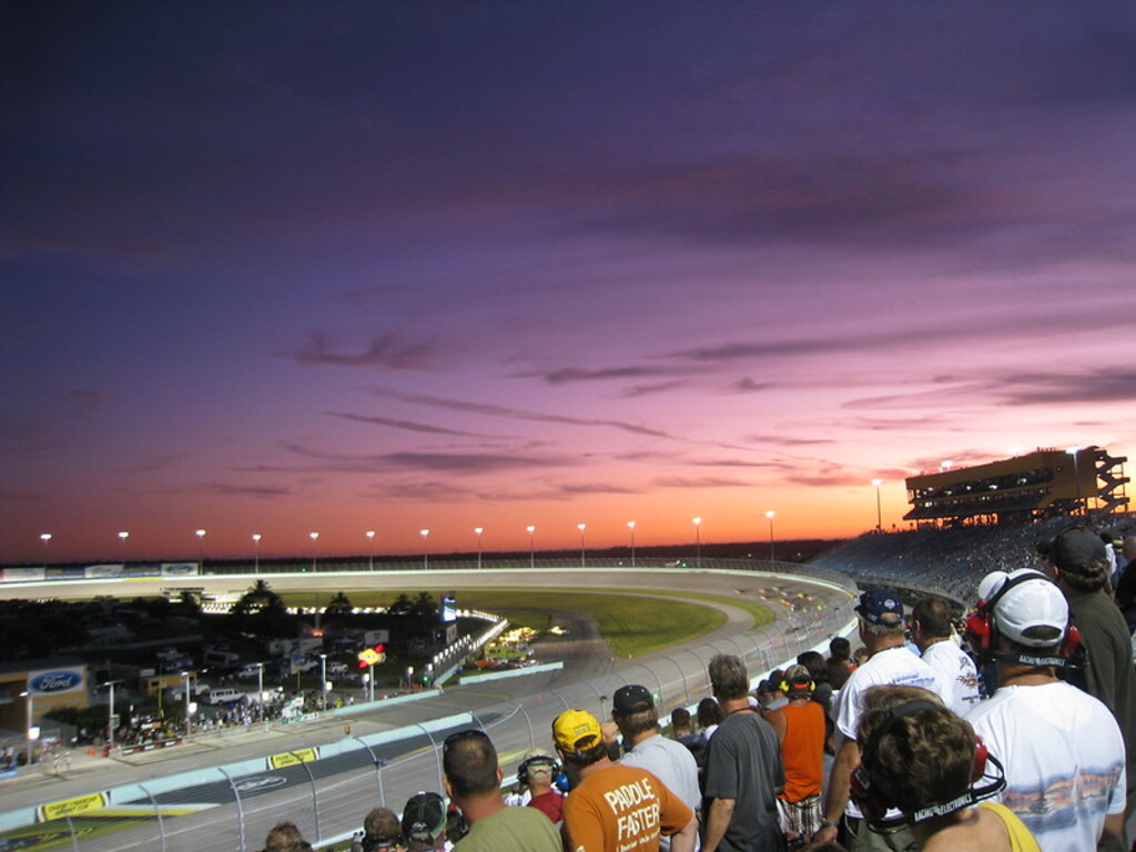 track sunset