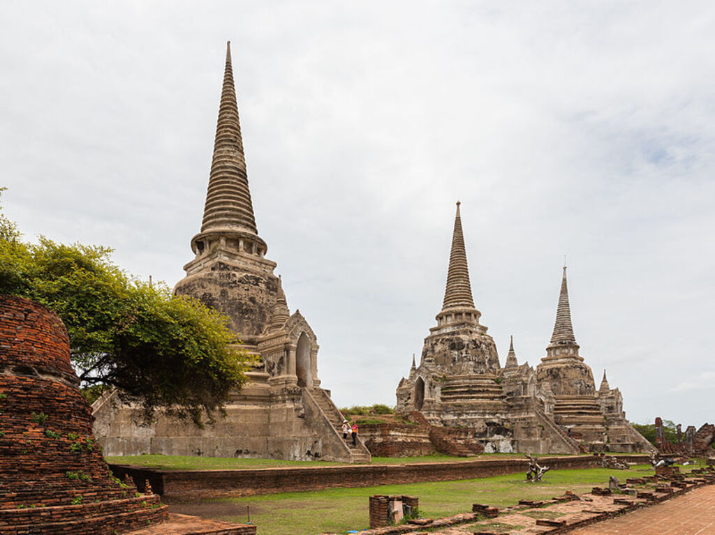 Templo Phra Si Sanphet, Ayutthaya, Tailandia, 2013-08-23, DD 03