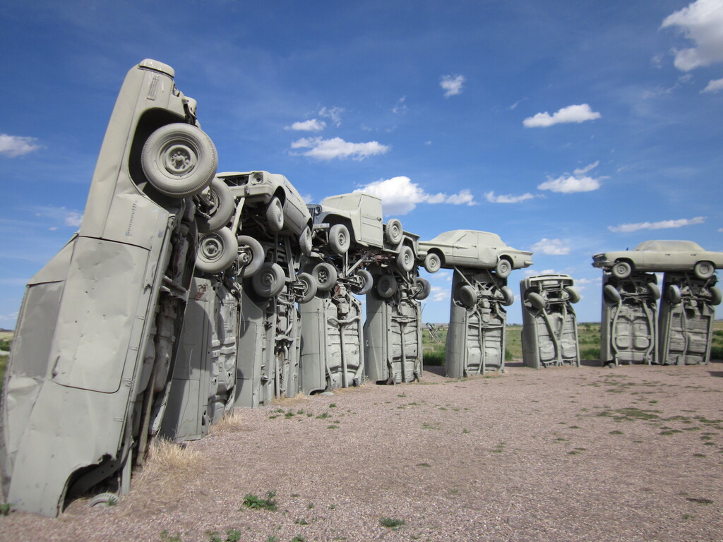 Carhenge sunny day