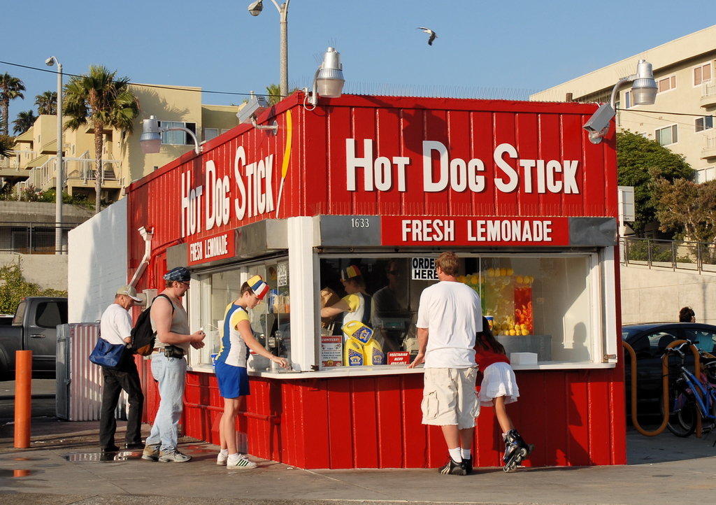 Hot Dog on a Stick Santa Monica, California 2006-06-20