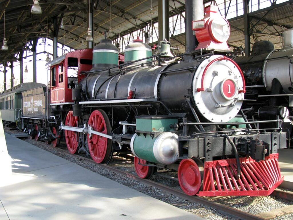 Railroad Engine At Travel Town Museum
