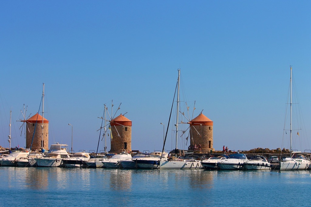 Mandraki Harbor
