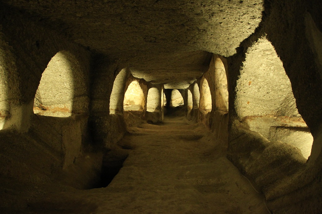 things to do in summer in greece | walk through the creepy catacombs of milos