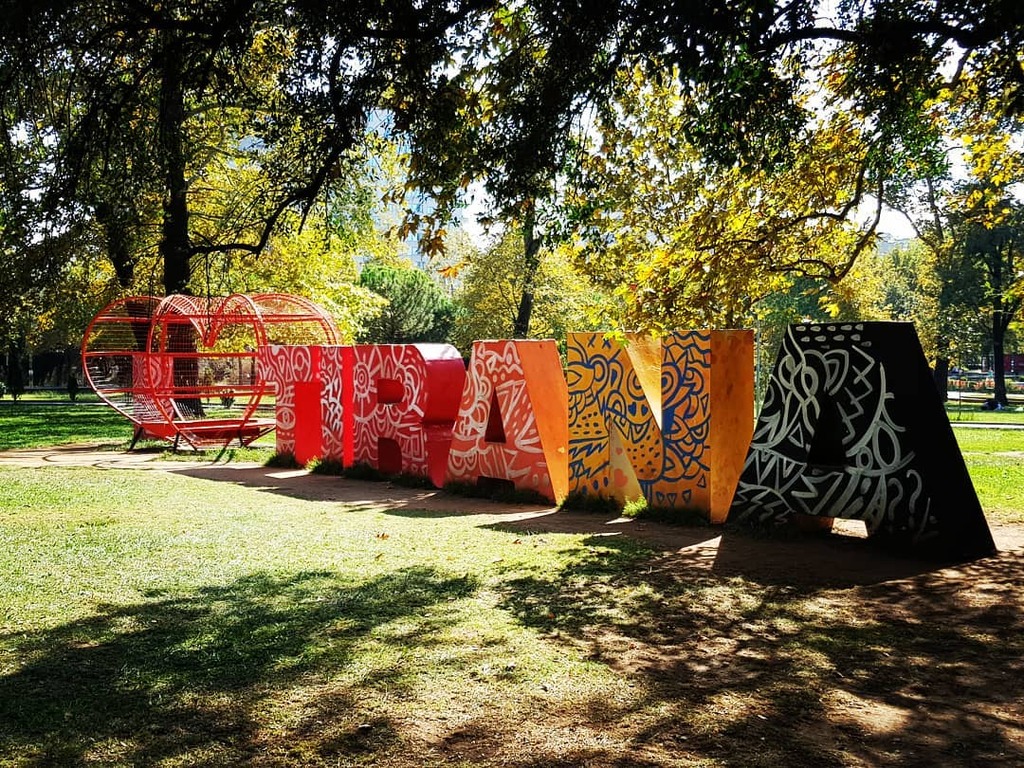 things to do in tirana albania | take pictures in front of i love tirana sign