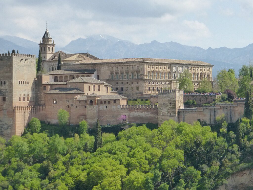 Exterior shot of Alhambra