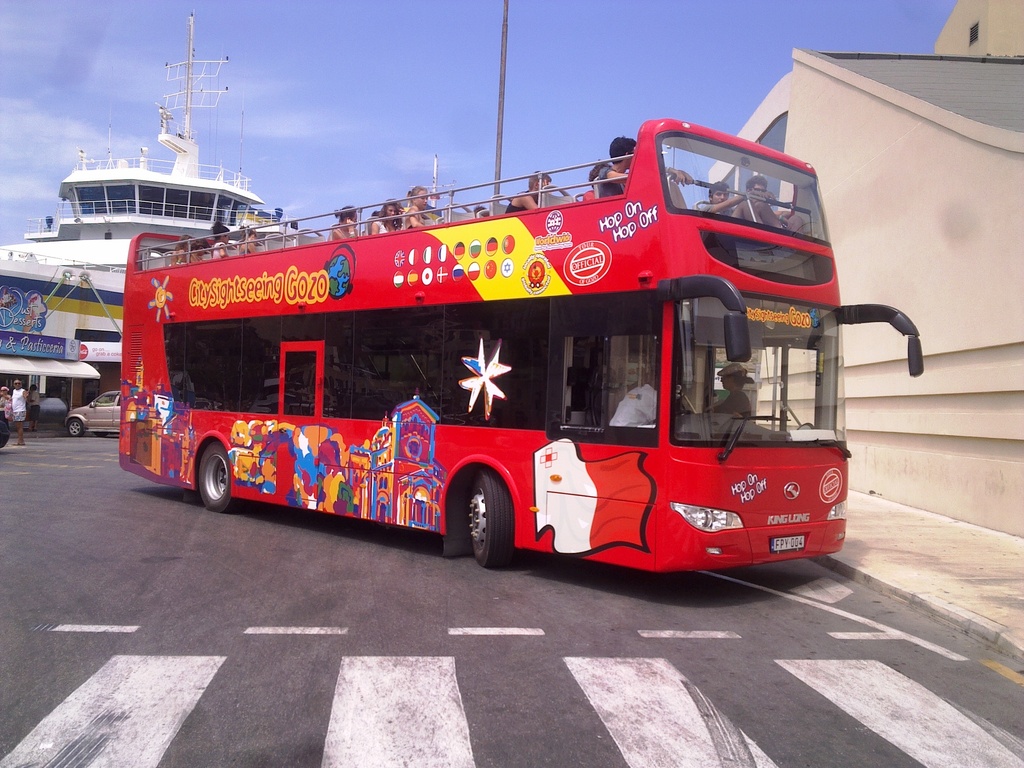 City Sightseeing Gozo Hop-On Hop-Off open top bus FPY 004
