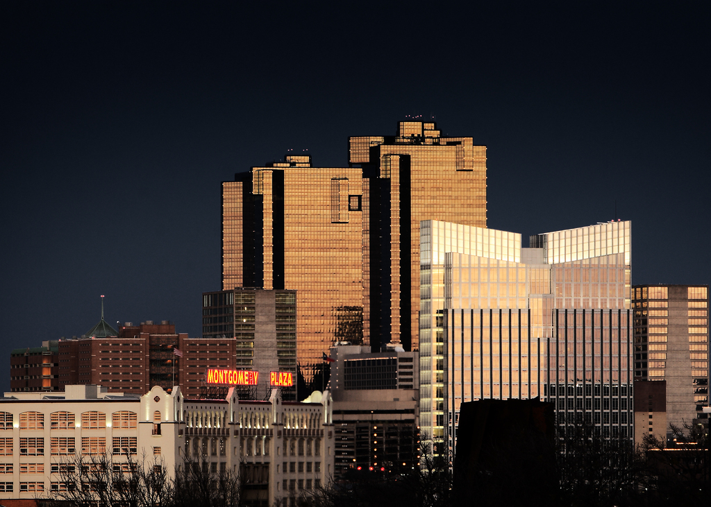 Fort Worth, Texas at Sunset