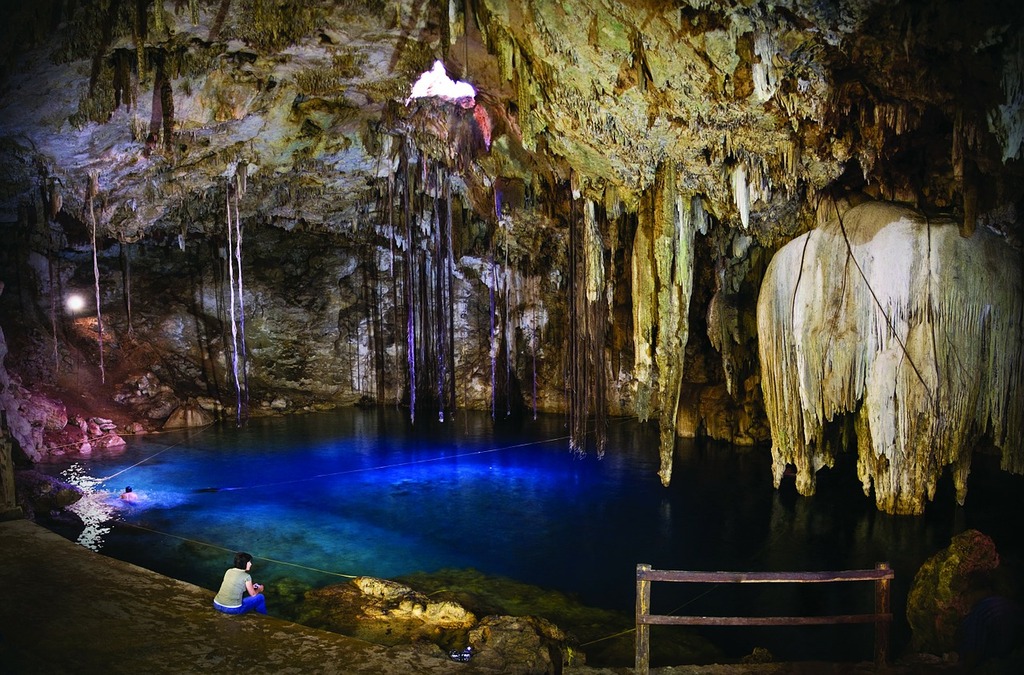 Cenotes in Yucatan Peninsula