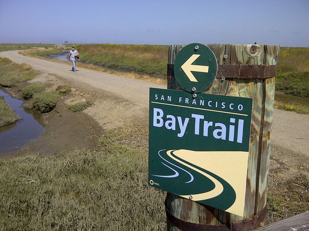 San Francisco Bay Trail in Hayward Regional Shoreline