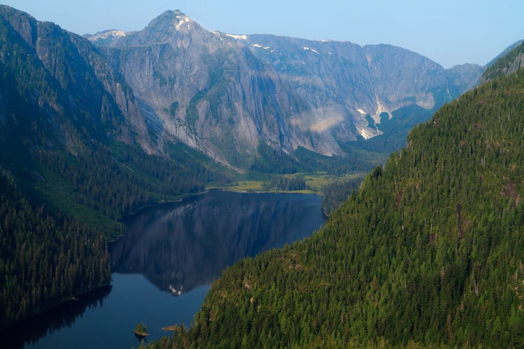 One of the many ocean inlets in Misty Fjords National Monument