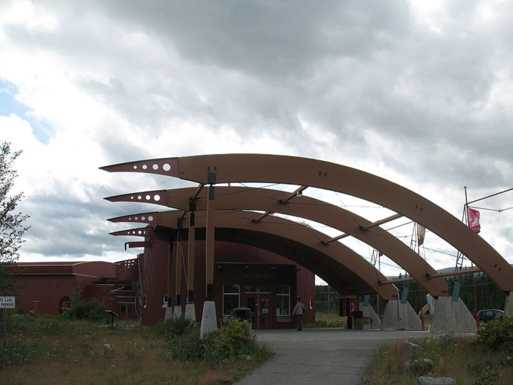 Whitehorse entrance Yukon Beringia