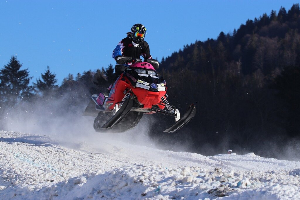 Snowmobiling