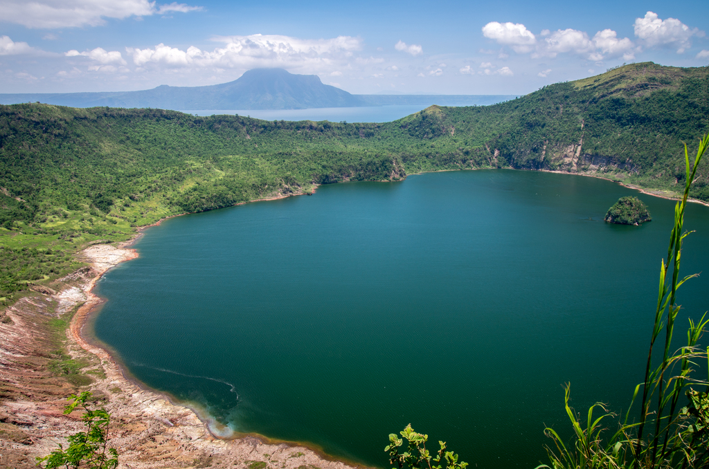 Taal Volcano crater lake 8-8-2014
