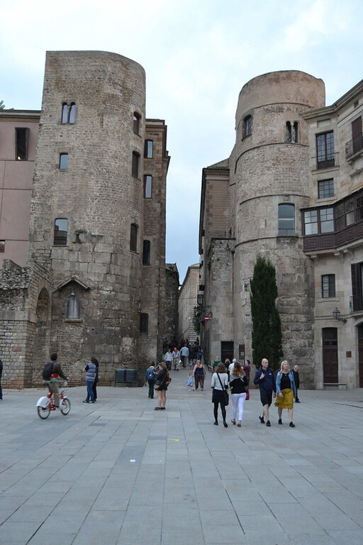 City walls of Roman Barcino