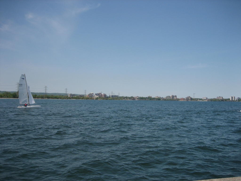 Burlington, Ontario Coastline on Lake Ontario