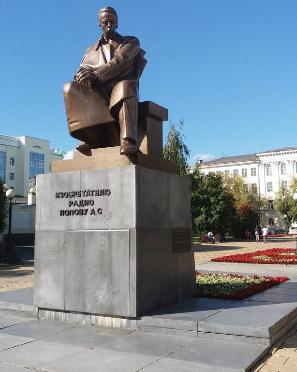 things to do in yekaterinburg | visit the monument of alexander stepanovich popov