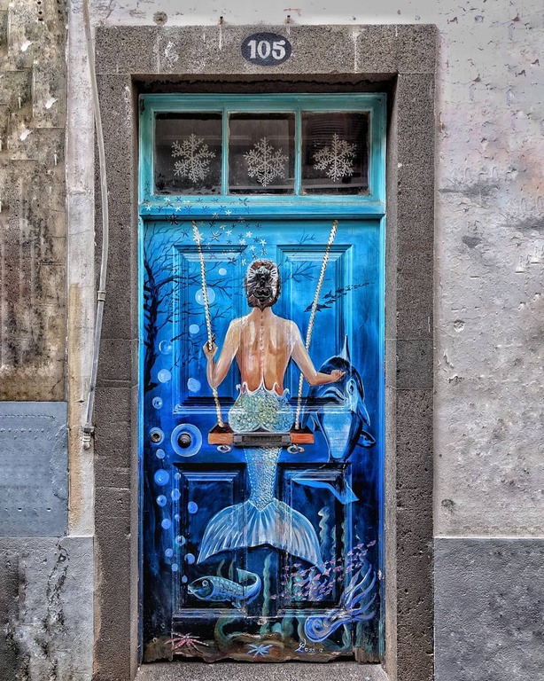 take inspiration from the street art of rua santa maria