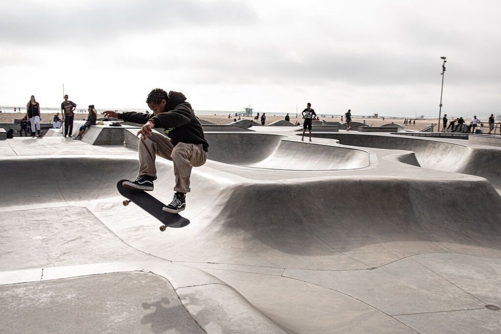 skateboarding