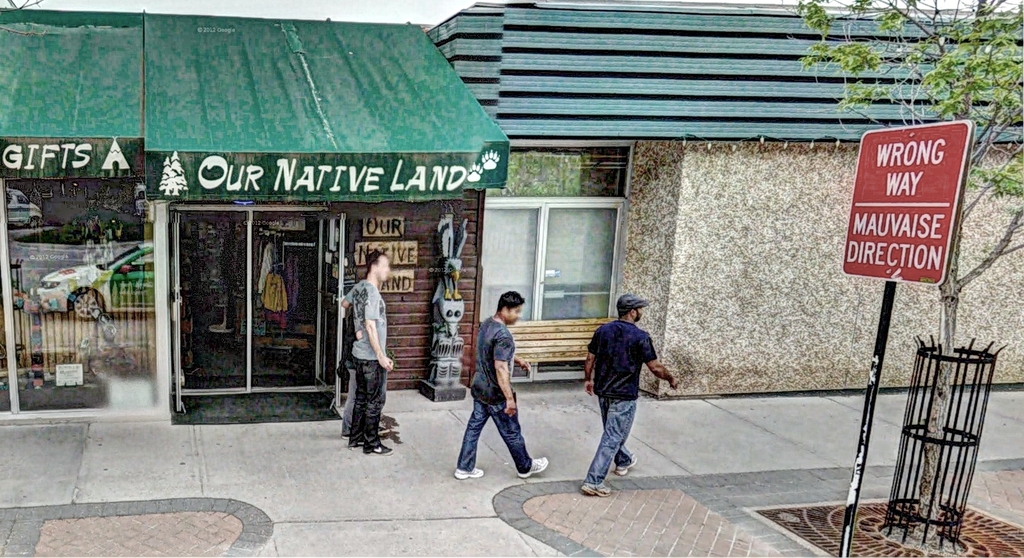 Google Street View - Pan-American Trek - Wrong way