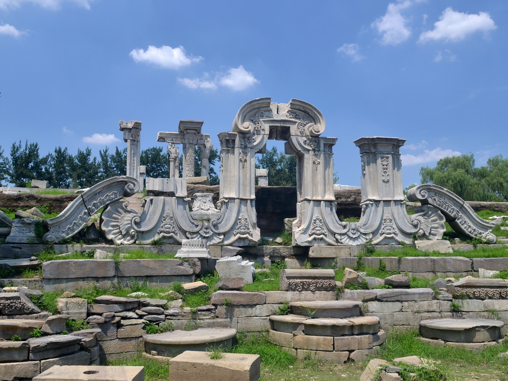 Yuanmingyuan Ruins of Dashuifa 20120715