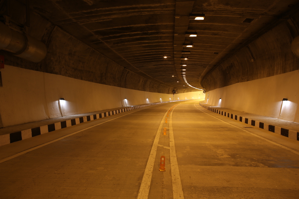 Chenani-Nashri Highway Tunnel Night1