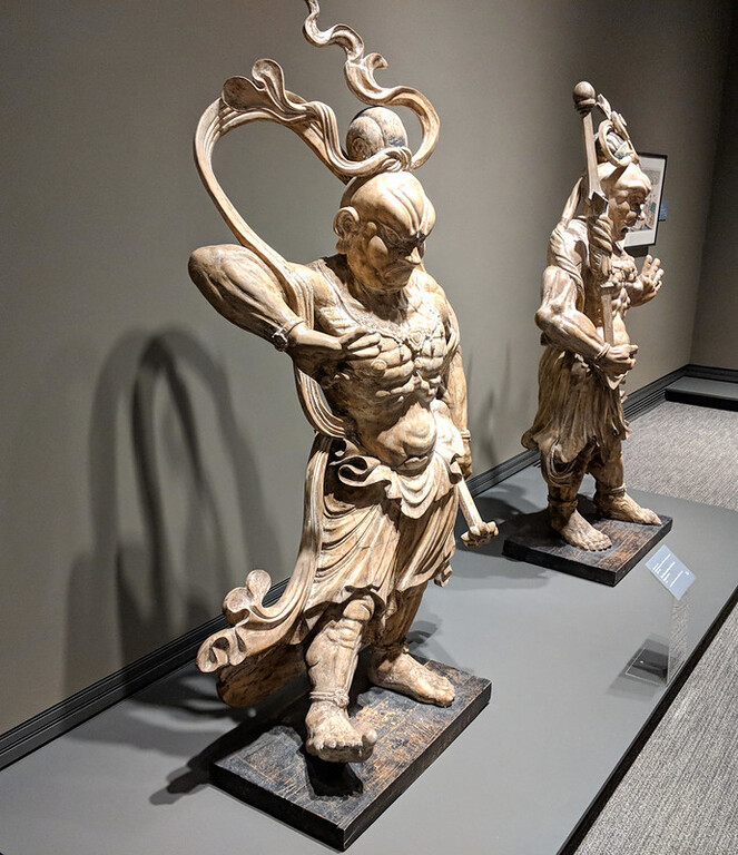 Eastern Warriors Statues Ackland Museum Chapel Hill NC 131438