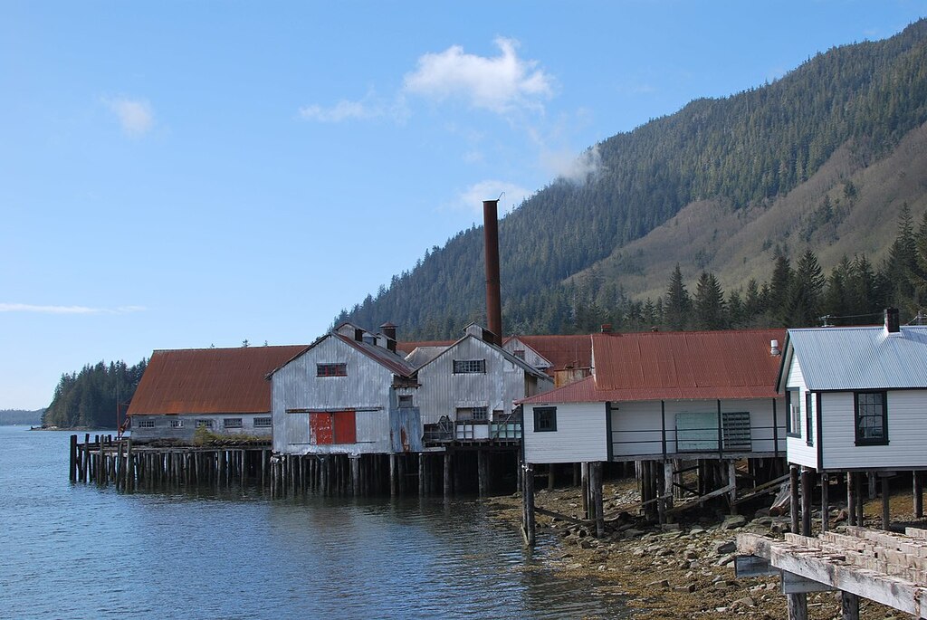 Waterfront view of North Pacific Cannery
