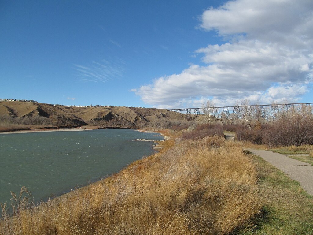 Oldman River at Indian Battle Park