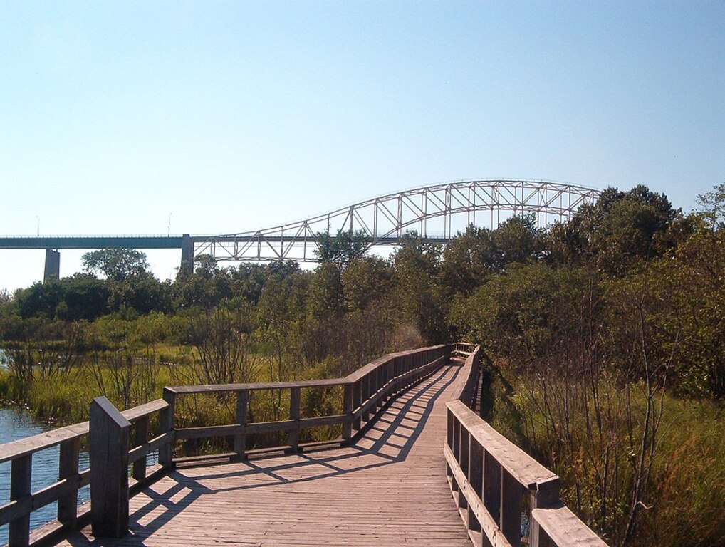 Attikamek Boardwalk and Sault Ste. Marie International Bridge