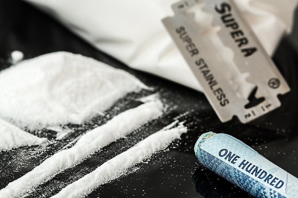 Illegal drugs such as cocaine is punishable by law in the UK