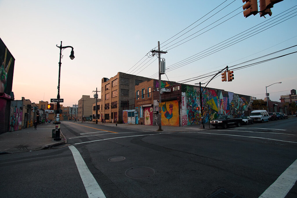 Wyckoff and Troutman, Bushwick Collective street art