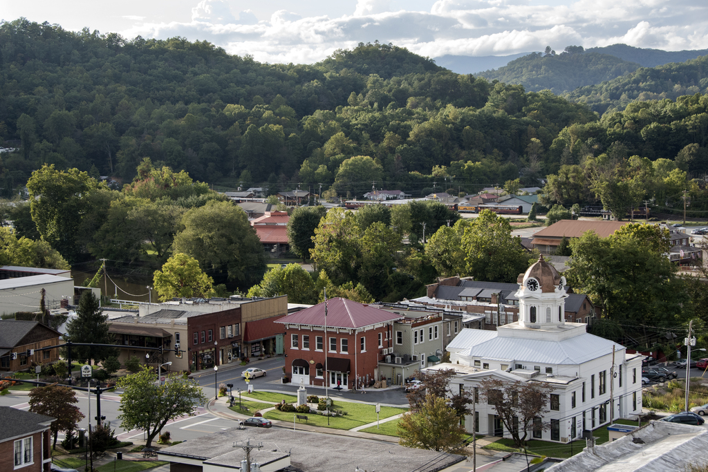 Aerial-View-Downtown-Bryson-City-CS