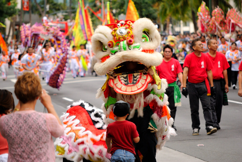 Honolulu Festival Parade - Dragon Dance