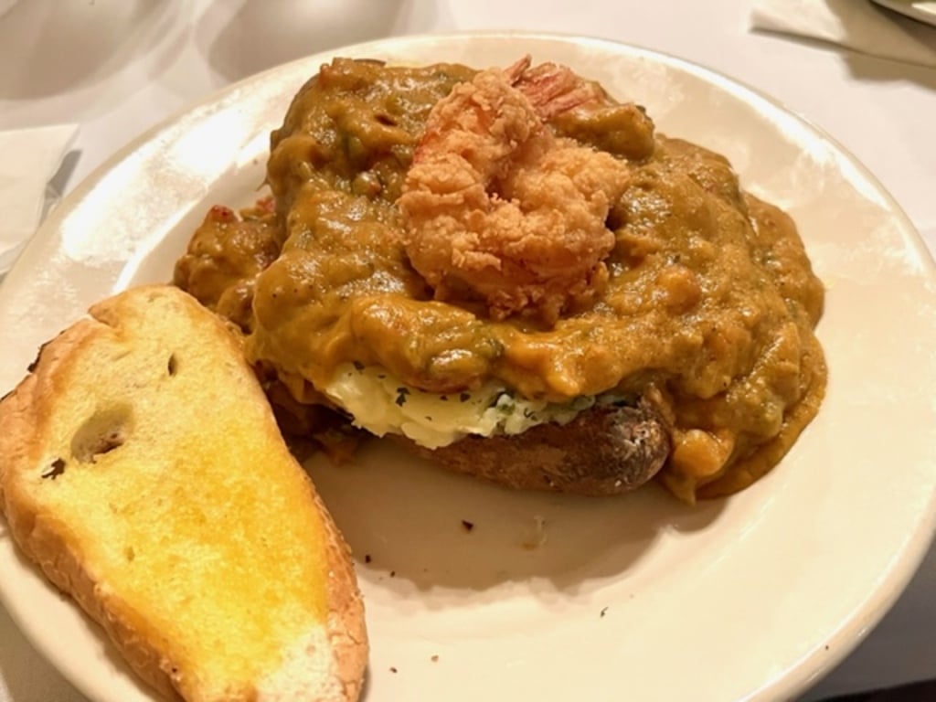 Cajun Baked Potato at Merci Beaucoup