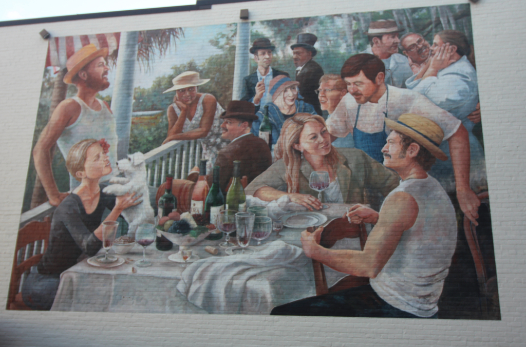 Mural by Poogan's Porch