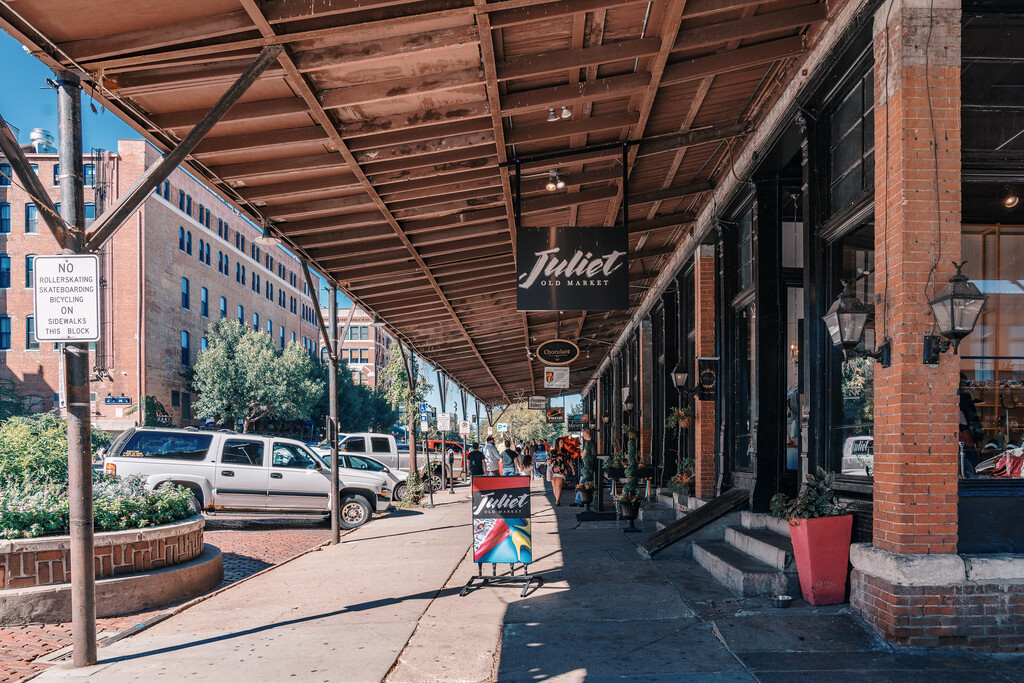 Old Market, Omaha, Nebraska - Shops and Restaurants