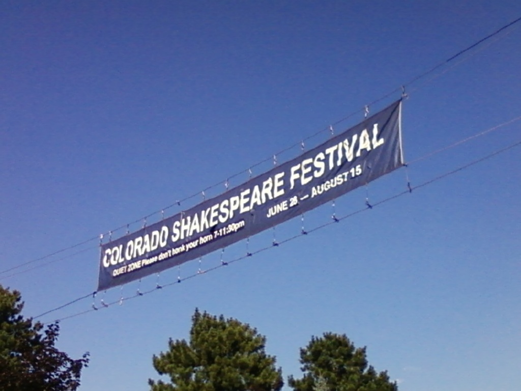 Colorado Shakespeare Festival banner