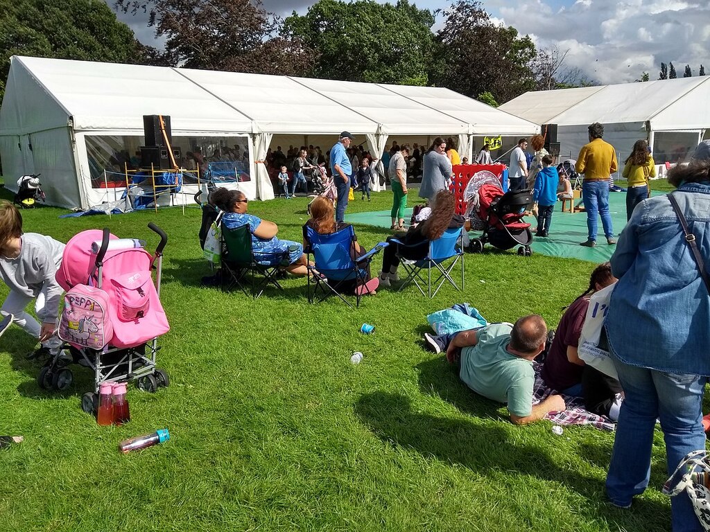 Family festival in the park