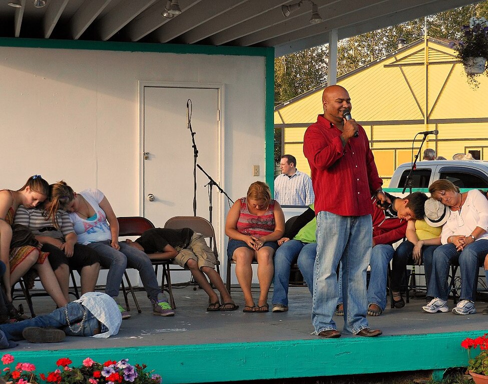Sailesh the Hypnotist at the 2012 Tanana Valley State Fair